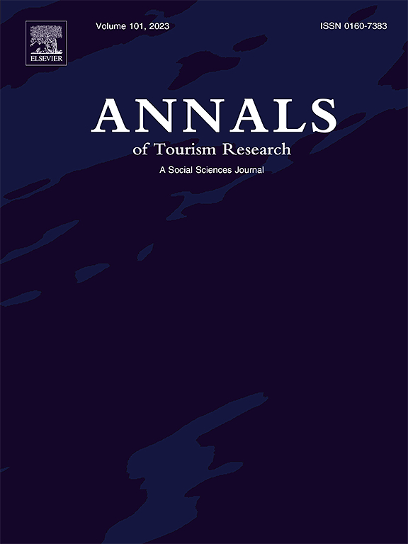 Go to journal home page - Annals of Tourism Research